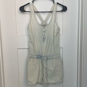 Denim Romper
